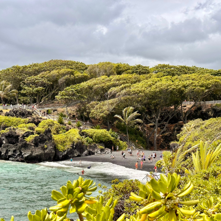 Waianapanapa State Park: Maui’s Famous Black Sand Beach